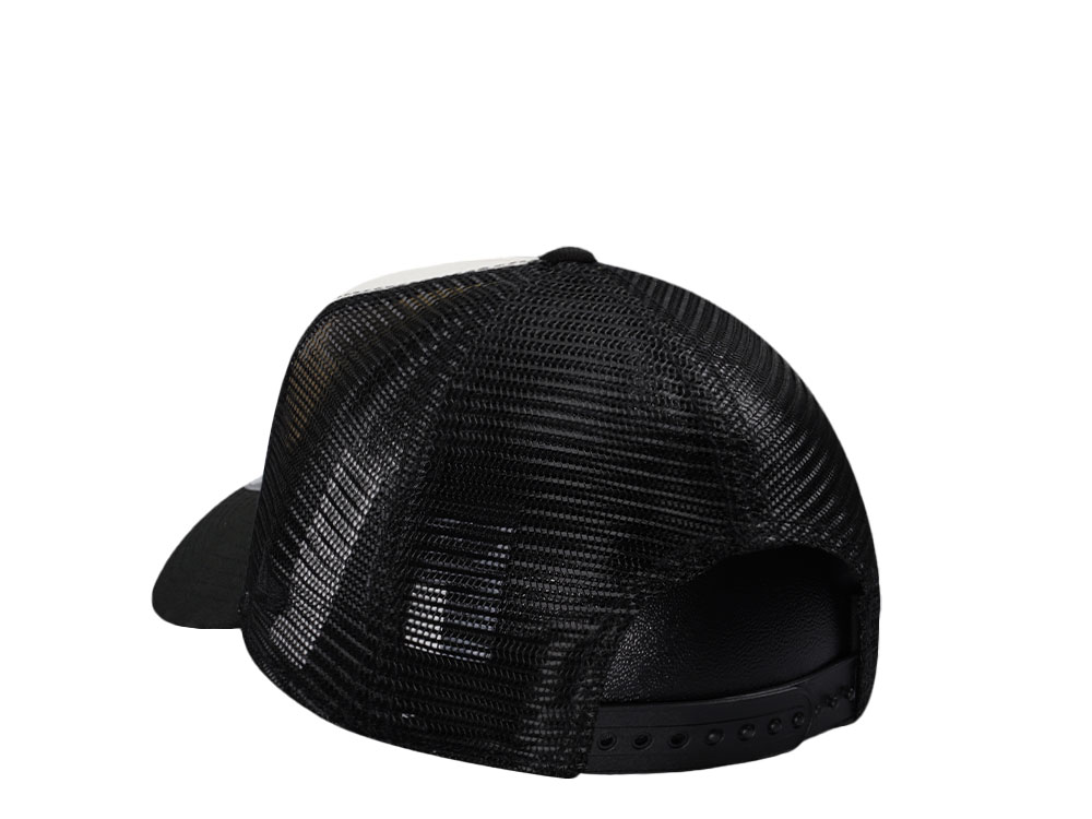 New Era Miami Heat White 9Forty A Frame Trucker Snapback Gorra