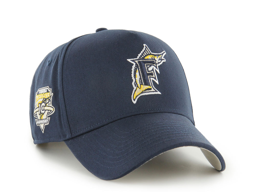 47Brand Miami Marlins Cooperstown Navy Edition MVP Snapback Gorra