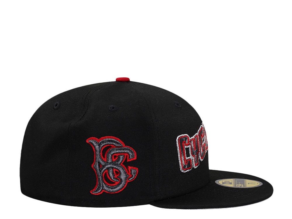 New Era Brooklyn Cyclones Black Red Prime Edition 59Fifty Fitted Gorra