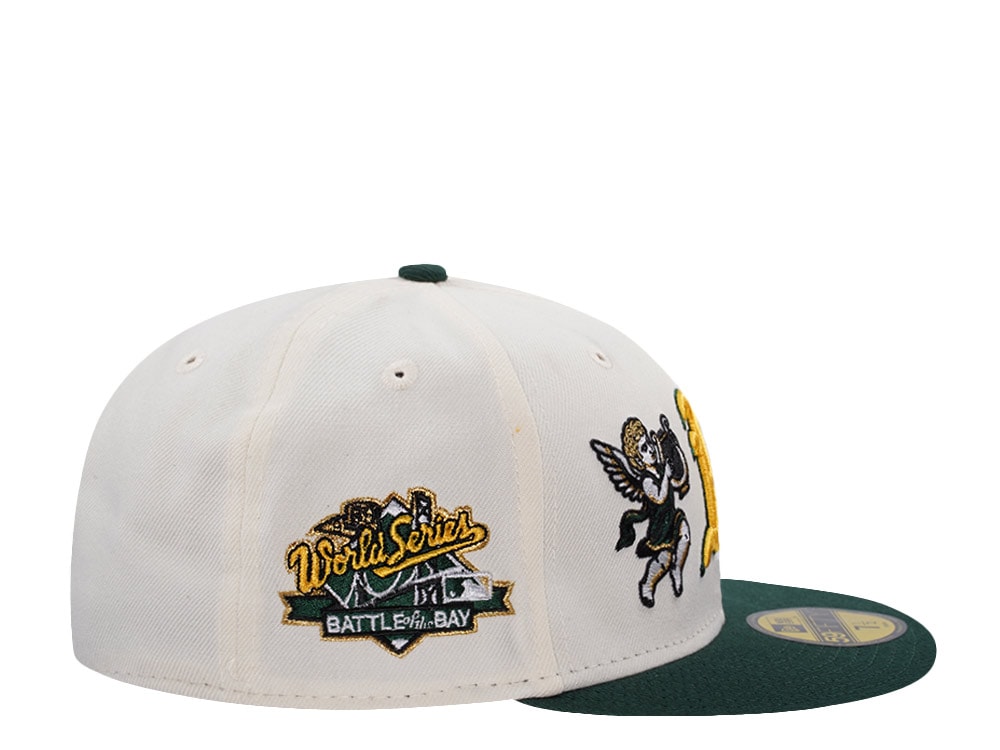 New Era Oakland Athletics World Series 1989 Cupid Chrome Two Tone Edition 59Fifty Fitted Gorra