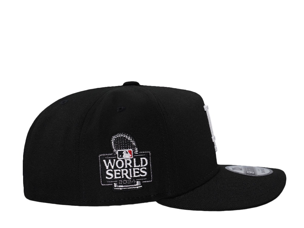 New Era Los Angeles Dodgers World Series 2024 Black Prime Edition 9Fifty A Frame Snapback Gorra