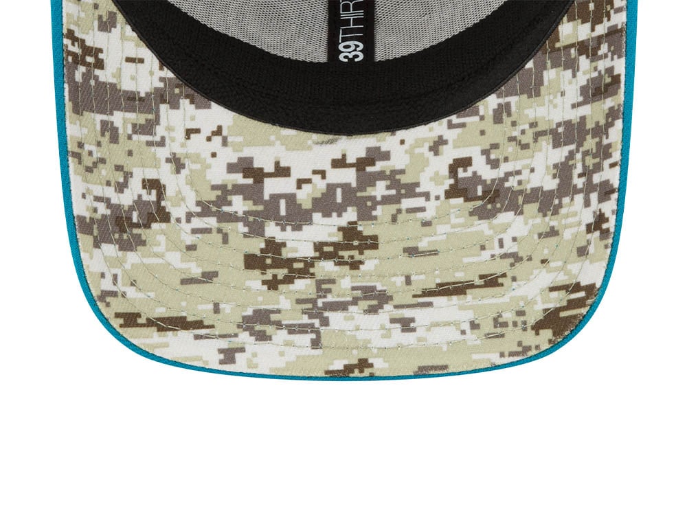 New Era Jacksonville Jaguars Salute to Service 2022 39Thirty Stretch Gorra