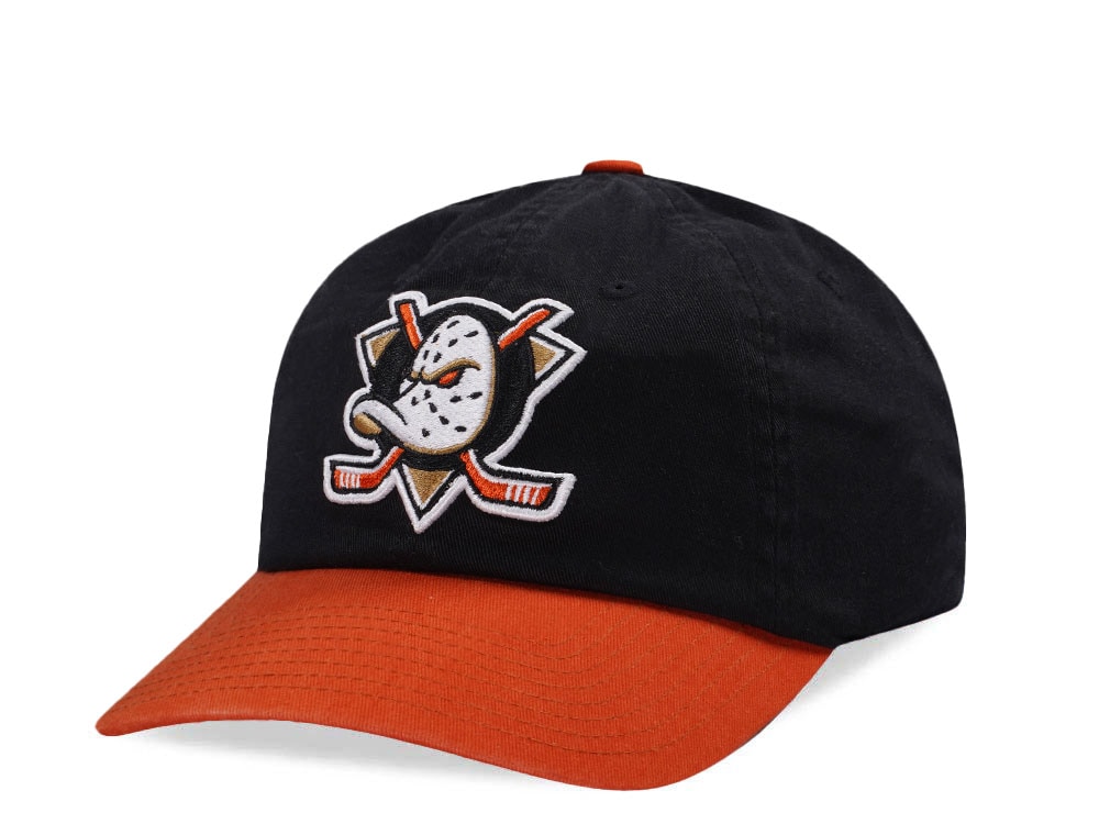 American Needle Anaheim Ducks Blue Line Black Snapback Gorra
