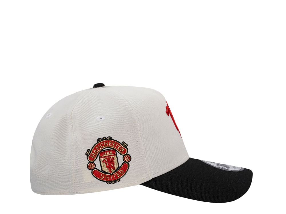 New Era Manchester United Fc Chrome Two Tone Edition 9Forty A Frame Snapback Gorra