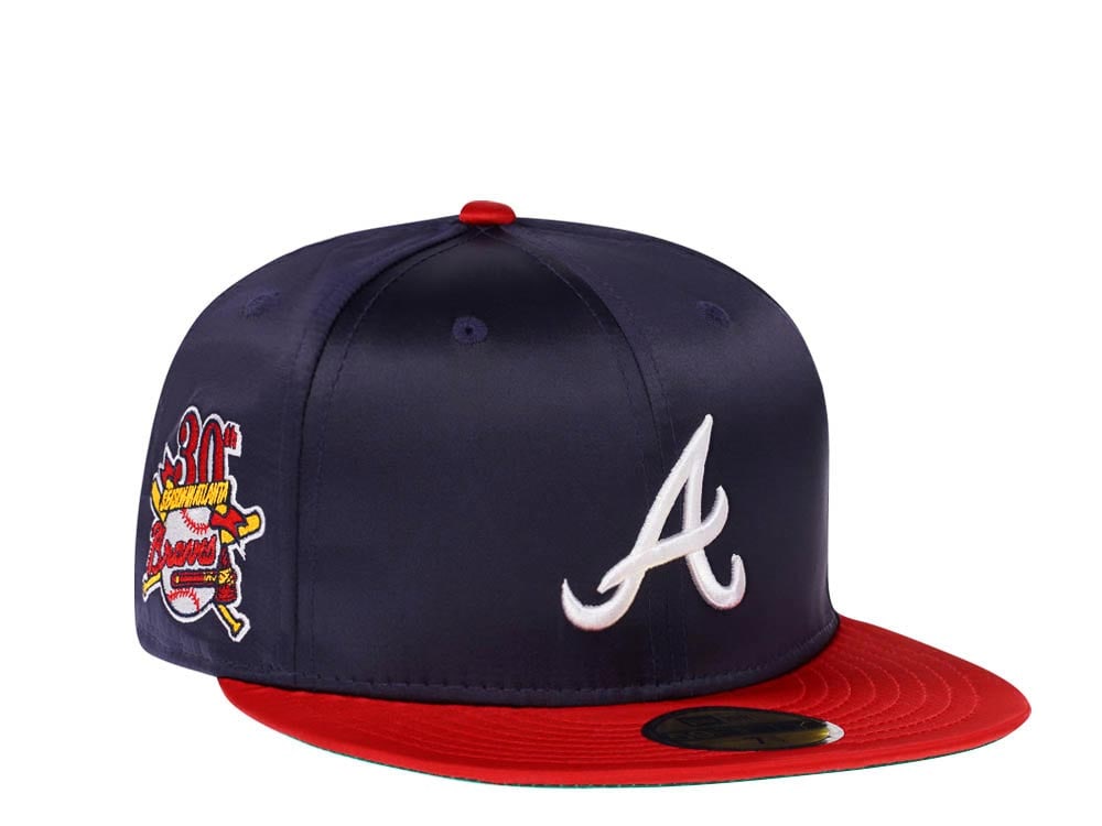 New Era Atlanta Braves 30th Anniversary Satin Elite Edition 59Fifty Fitted Gorra
