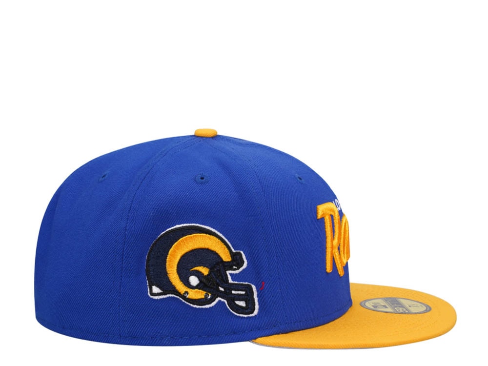 New Era Los Angeles Rams Blue Two Tone Classic Edition 59Fifty Fitted Gorra