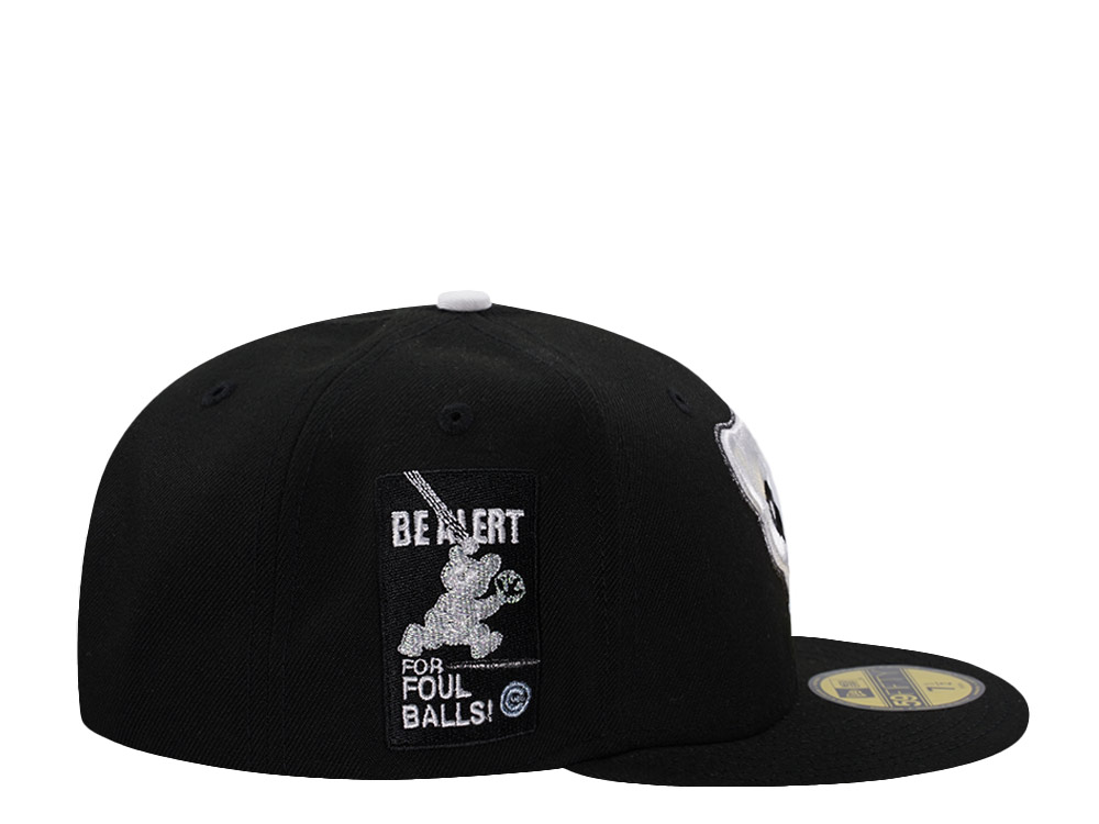 New Era Chicago Cubs Be Alert Black Prime Edition 59Fifty Fitted Gorra