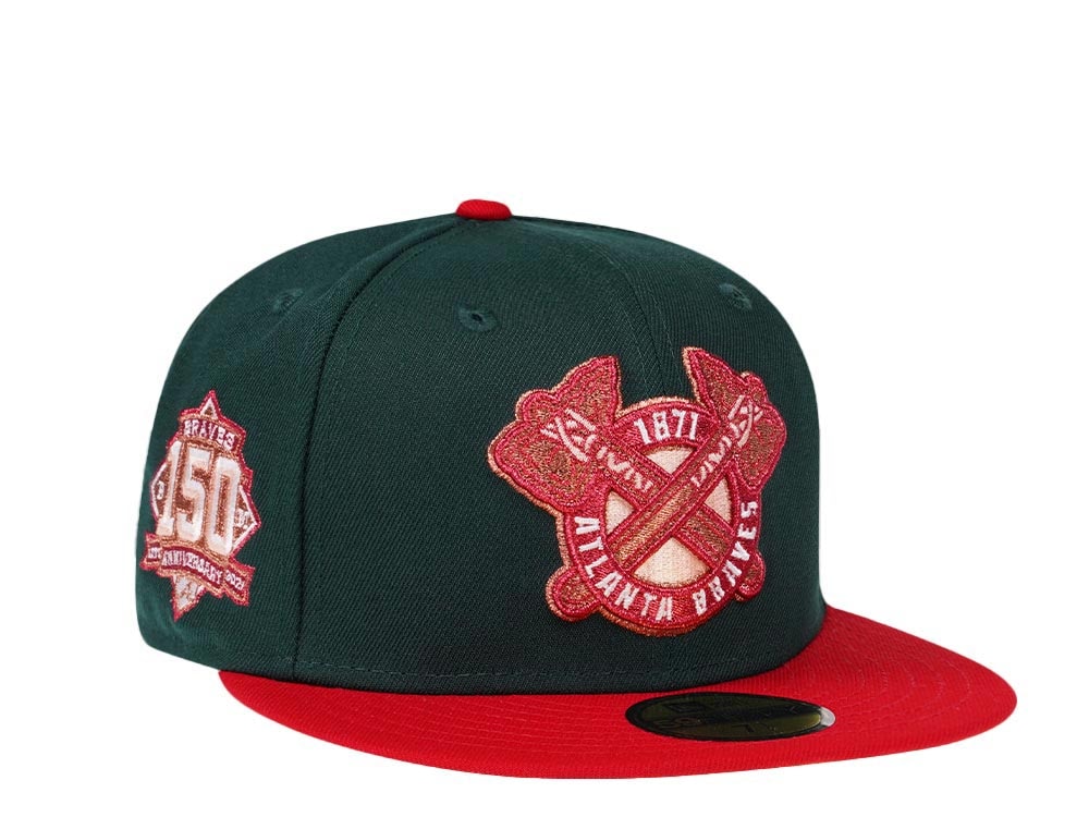New Era Atlanta Braves 150th Anniversary Copper Two Tone Prime Edition 59Fifty Fitted Gorra