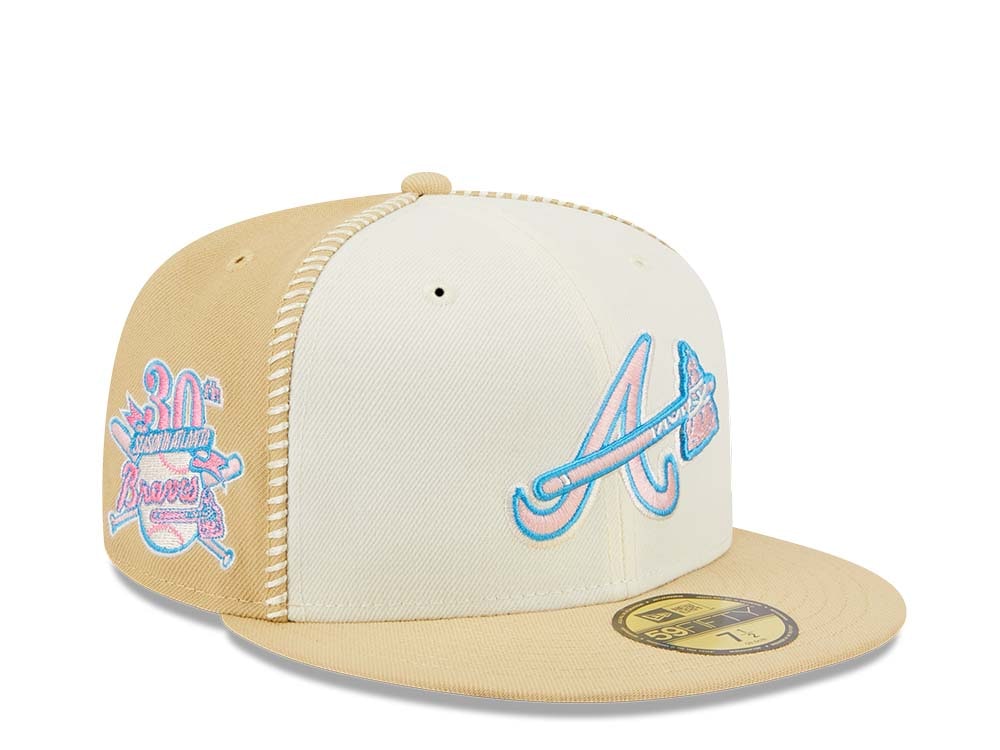 New Era Atlanta Braves Stitch 30th Anniversary Gold Edition 59Fifty Fitted Gorra