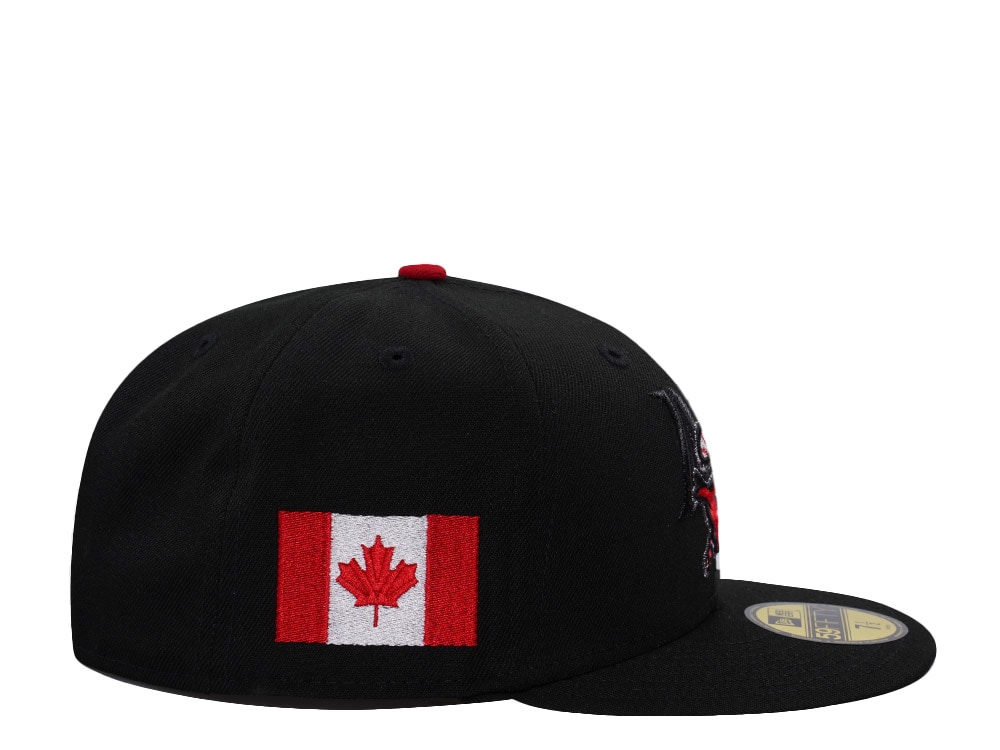 New Era Medicine Hat Blue Jays Canada Black Prime Edition 59Fifty Fitted Gorra