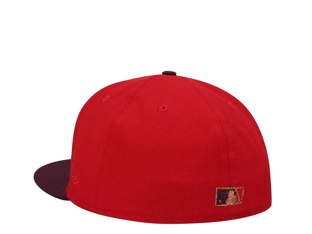 New Era Washington Nationals All Star Game 2018 Burgundy Copper Two Tone Edition 59Fifty Fitted Gorra