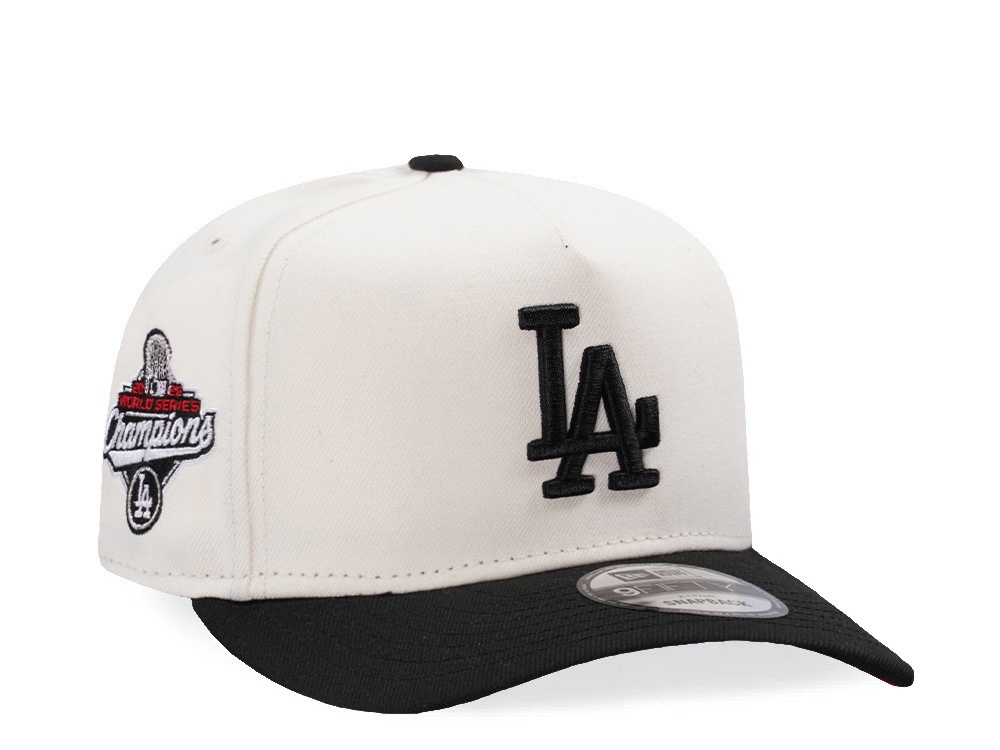 New Era Los Angeles Dodgers World Series Champions 2025 Chrome Two Tone Edition 9Fifty A Frame Snapback Gorra