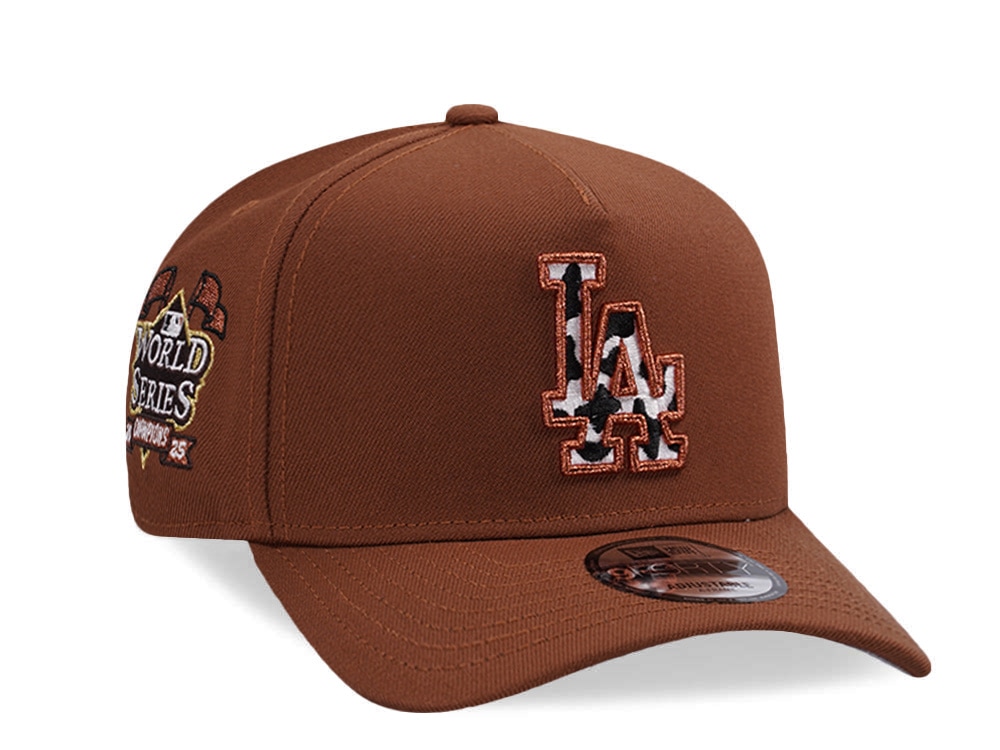 New Era Los Angeles Dodgers World Series Champions 2025 Tiramisu Prime Edition 9Forty A Frame Snapback Gorra