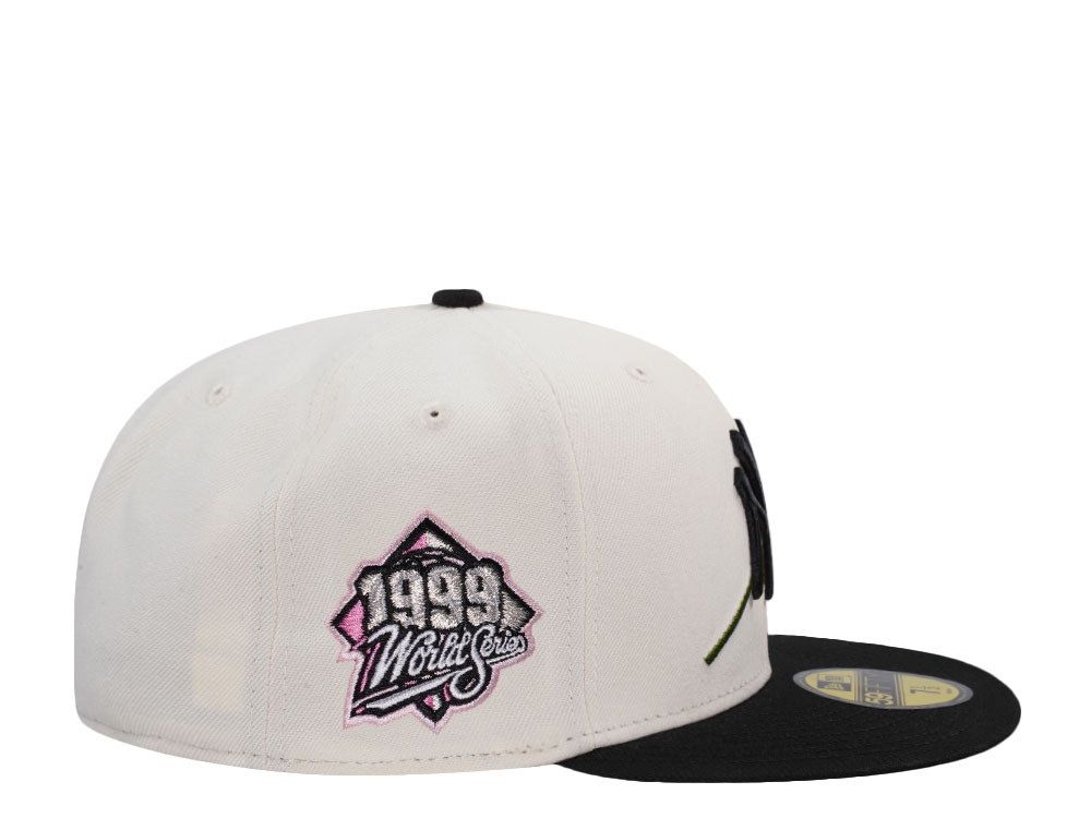 New Era New York Yankees World Series 1999 Chrome Rose Two Tone Edition 59Fifty Fitted Gorra