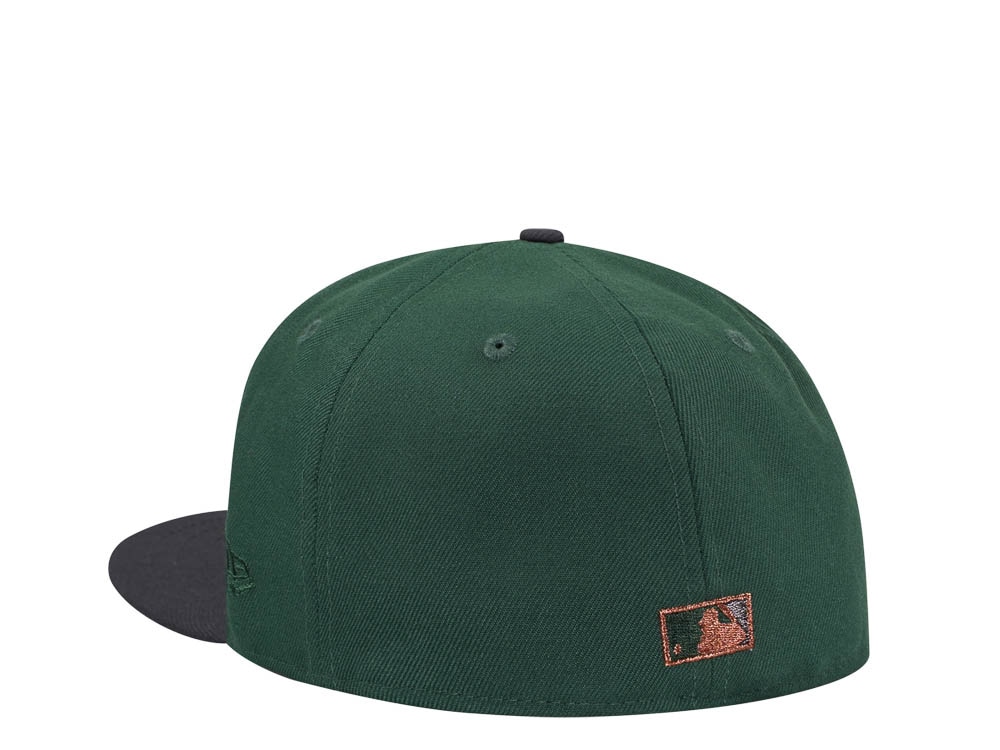 New Era Texas Rangers 40th Anniversary Pine Copper Two Tone Edition 59Fifty Fitted Gorra