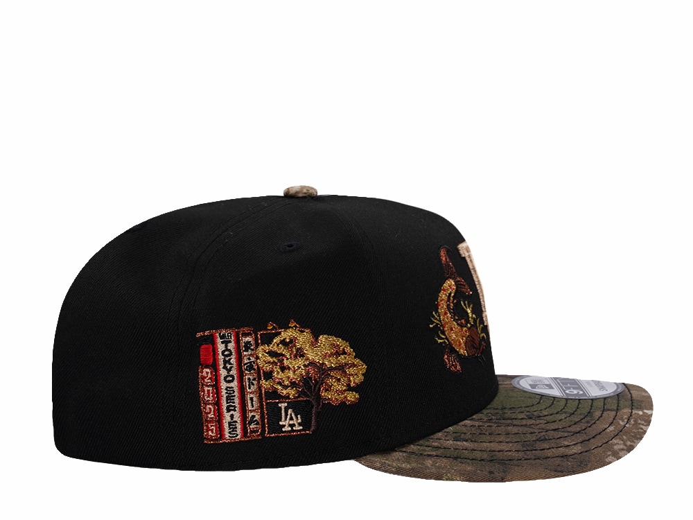 New Era Los Angeles Dodgers Tokyo Series Koi Black Two Tone Edition 9Fifty A Frame Snapback Gorra