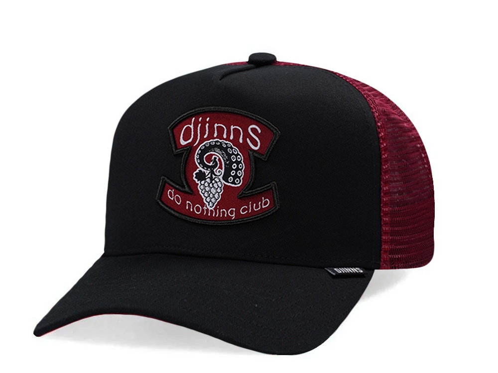Djinns HFT OctoGrape Black Trucker Snapback Gorra