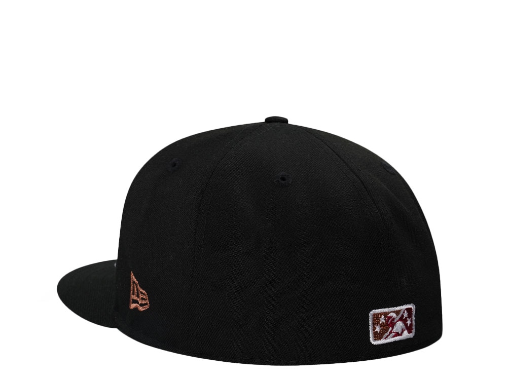 New Era Yakima Bears Black Throwback Edition 59Fifty Fitted Gorra
