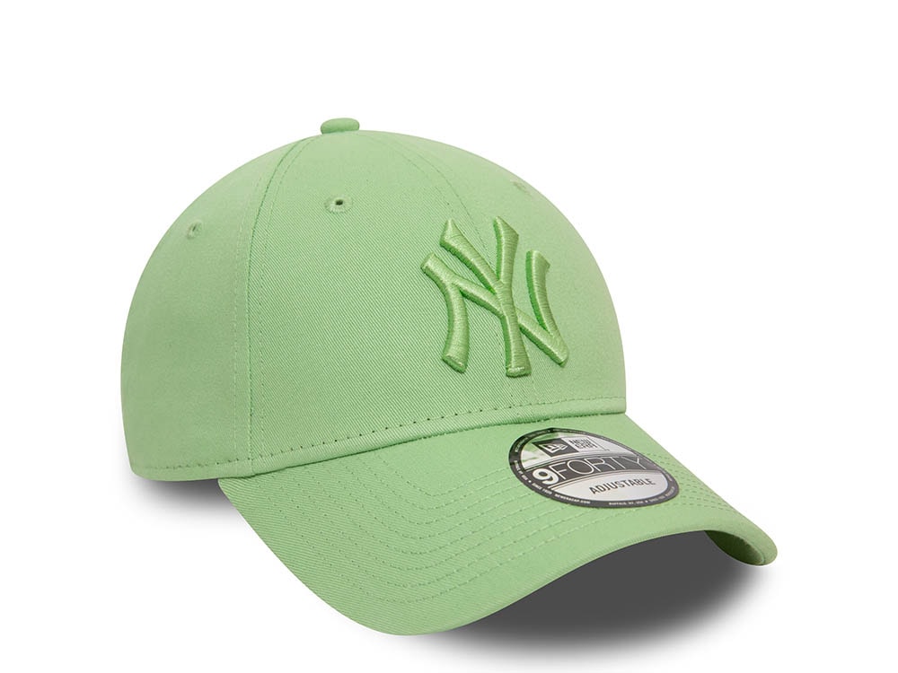 New Era New York Yankees League Essential Green 9Forty Strapback Gorra