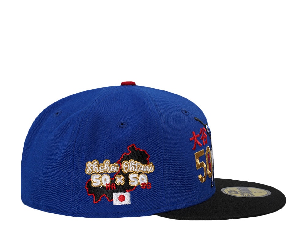 New Era Los Angeles Dodgers Ohtani 50 50 Season Metallic Two Tone Throwback Edition 59Fifty Fitted Gorra