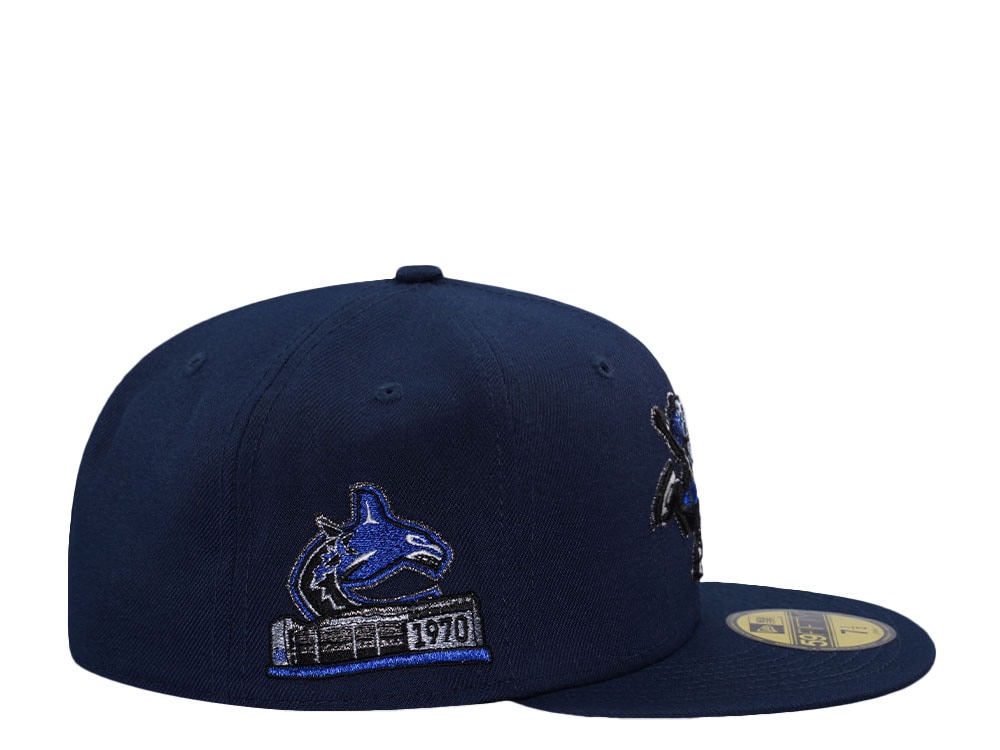 New Era Vancouver Canucks Stadium Patch Navy Prime Edition 59Fifty Fitted Gorra