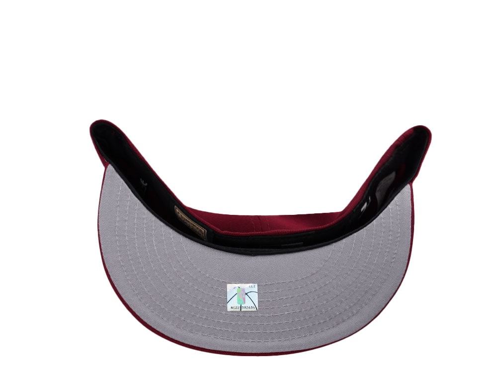 New Era Miami Heat NBA Finals 2006 Maroon Metallic Edition 59Fifty Fitted Gorra
