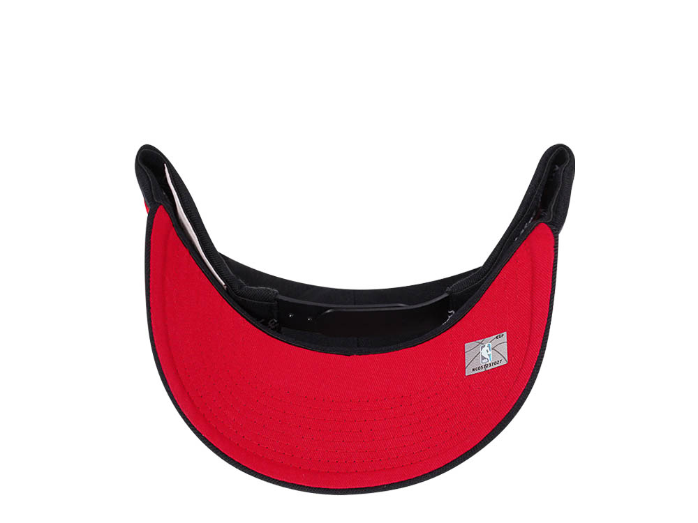 Mitchell & Ness Philadelphia 76Ers Team Ground Red Line Solid Flex Snapback Gorra