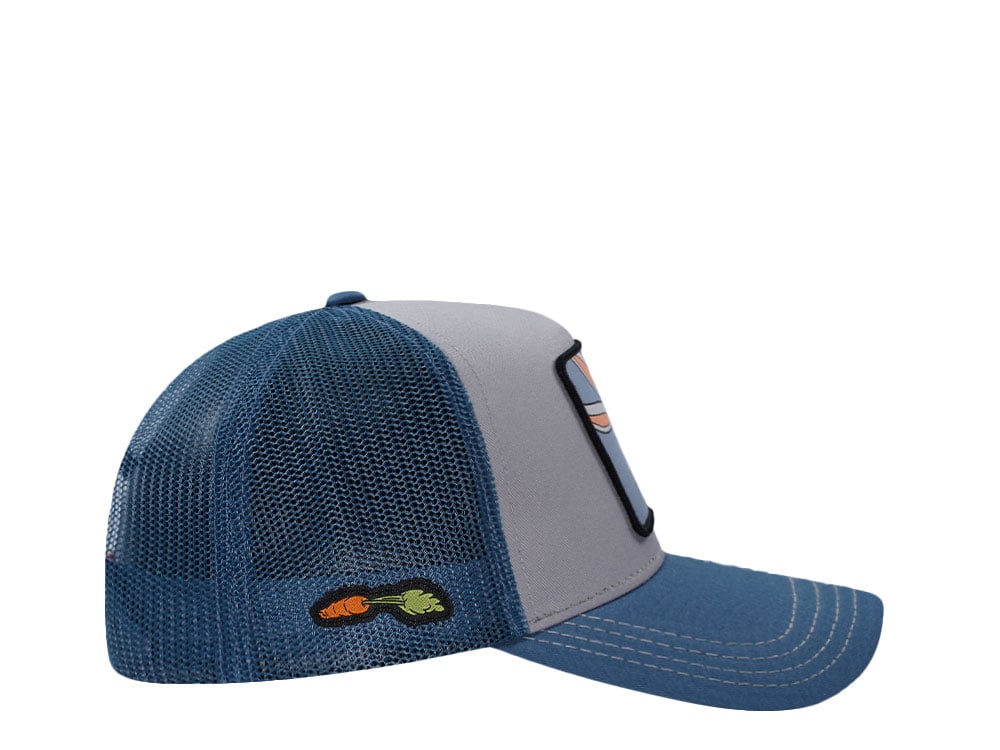Capslab Looney Tunes Bugs Bunny Gray Trucker Snapback Gorra