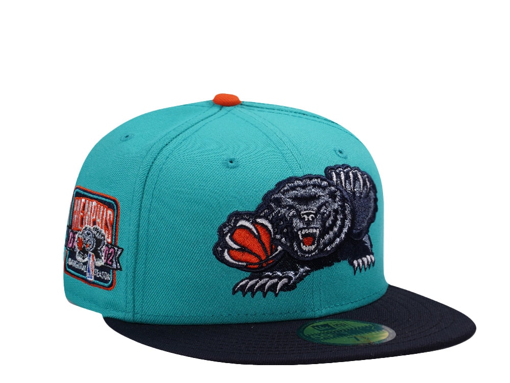 New Era Memphis Grizzlies Inaugural Season Teal Two Tone Edition 59Fifty Fitted Gorra