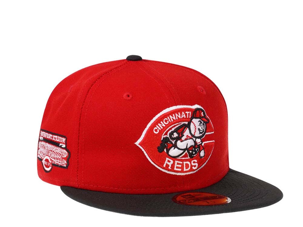New Era Cincinnati Reds Riverfront Stadium Two Tone Prime Edition 59Fifty Fitted Gorra