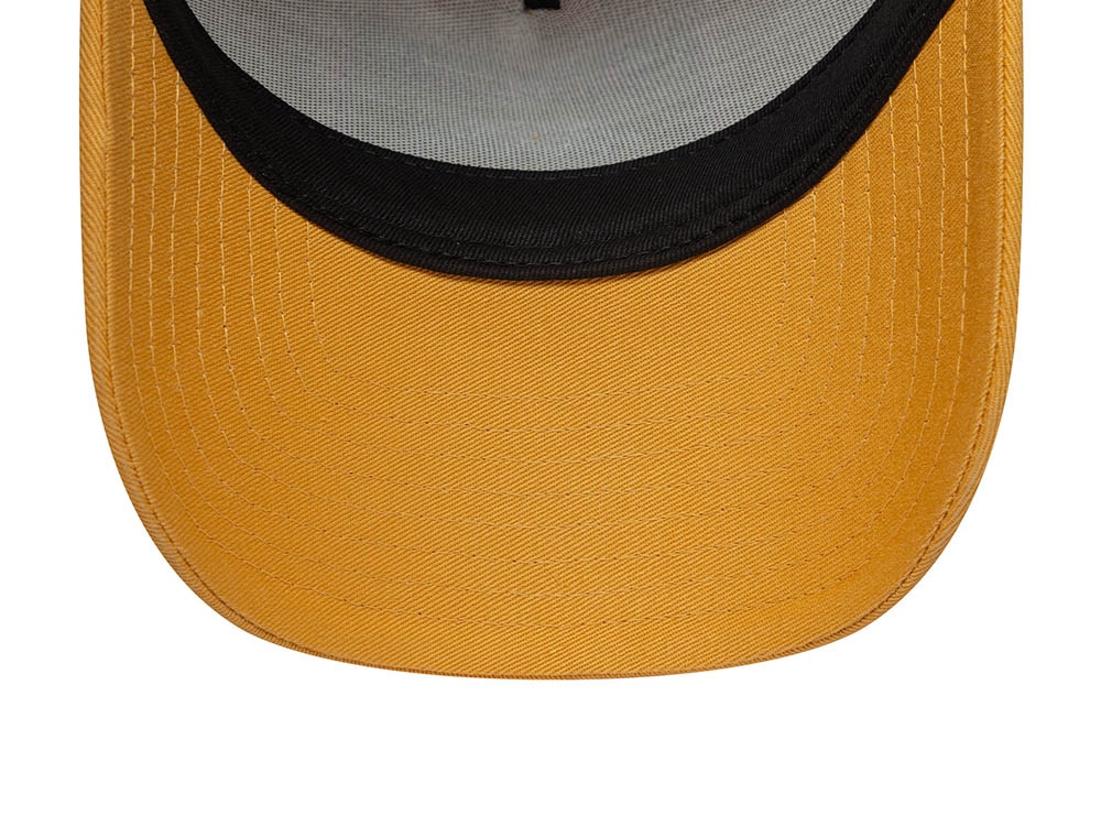 New Era Patch Golden Yellow 9Forty A Frame Trucker Snapback Gorra