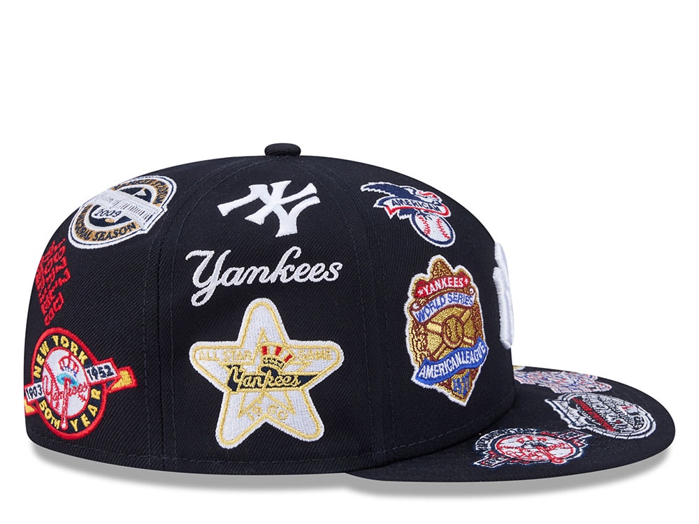New Era New York Yankees All Over Navy Edition 59Fifty Fitted Gorra