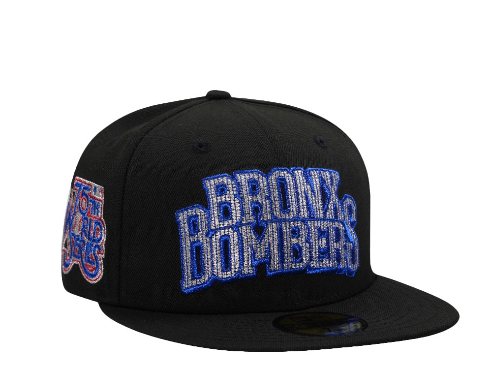 New Era New York Yankees 75th World Series Bronx Bombers Black Prime Edition 59Fifty Fitted Gorra