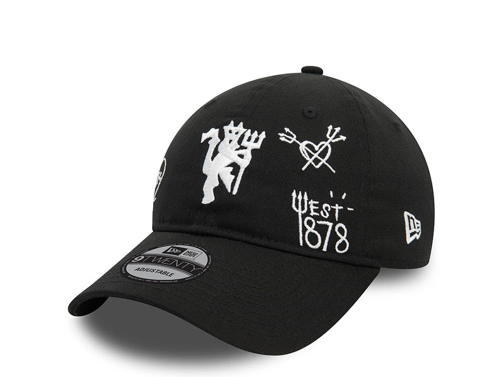 New Era Manchester United Scribble 9Twenty Strapback Gorra