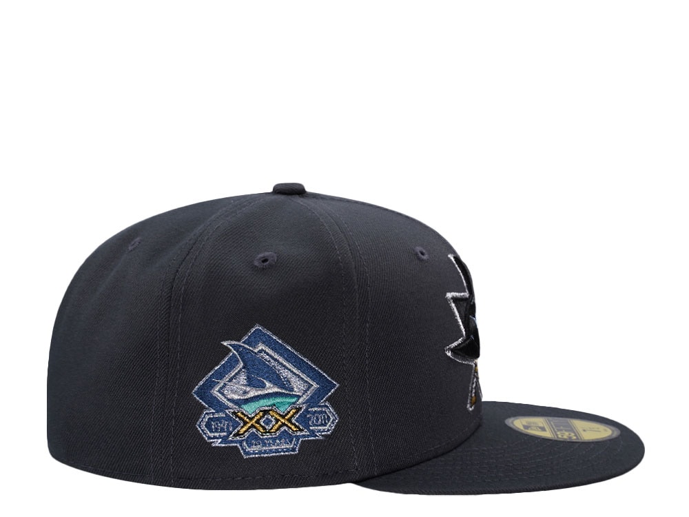 New Era San Jose Sharks 20th Anniversary Dark Graphite Edition 59Fifty Fitted Gorra
