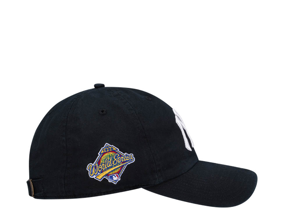 47Brand New York Yankees World Series 1996 Black Clean Up Strapback Gorra