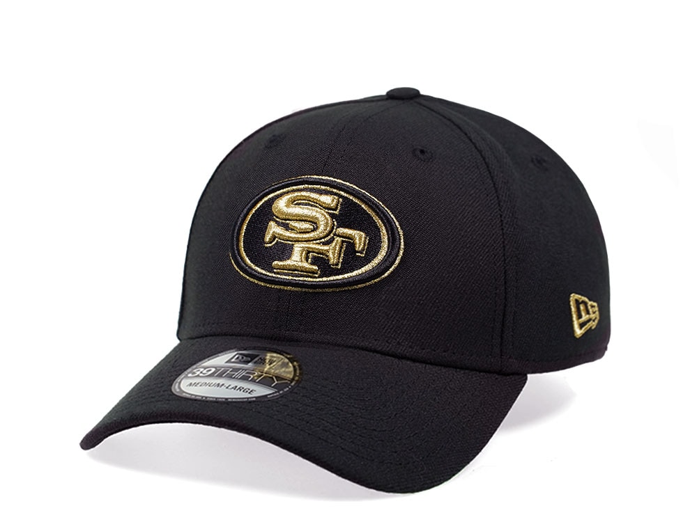 New Era San Francisco 49ers Black and Gold Edition 39Thirty Stretch Gorra
