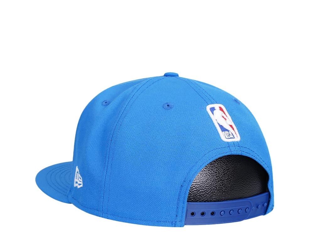 New Era Dallas Mavericks Blue Script Logo Edition 9Fifty Snapback Gorra