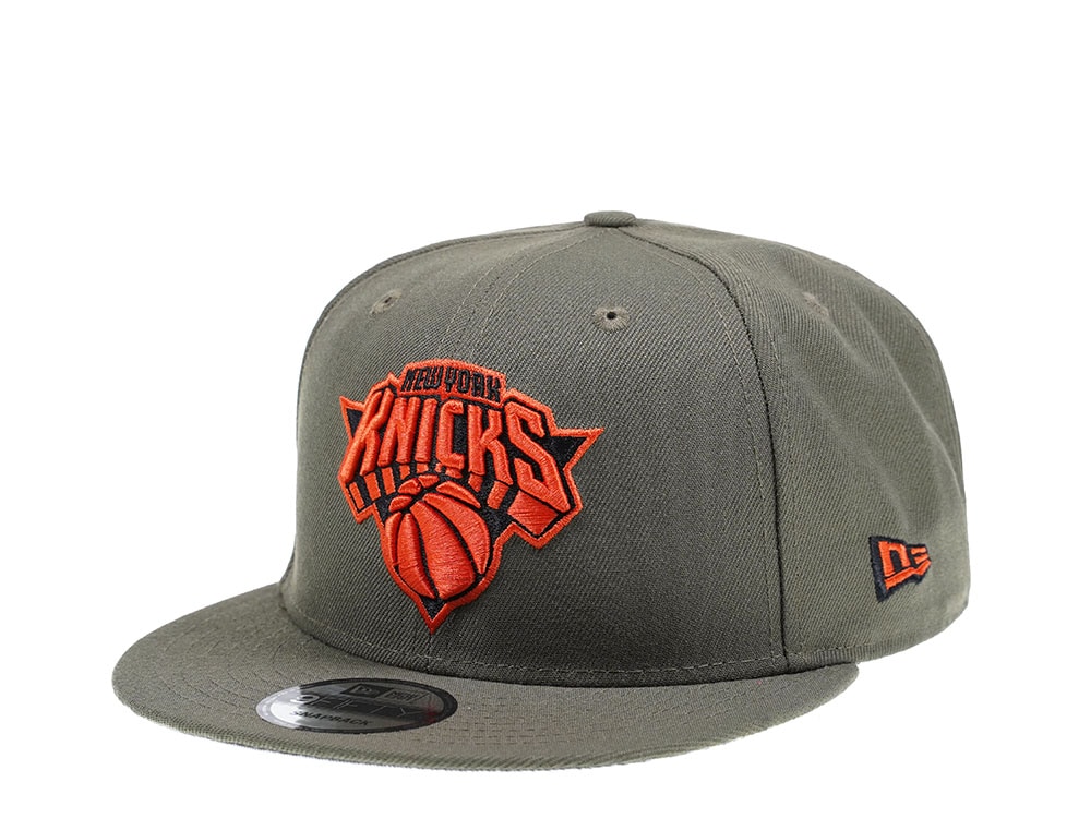 New Era New York Knicks Green x Orange Edition 9Fifty Snapback Gorra