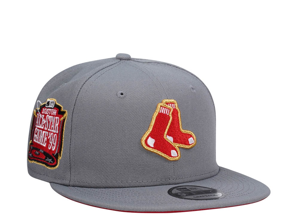 New Era Boston Red Sox All Star Game 1999 Gray and Red Edition 9Fifty Snapback Gorra