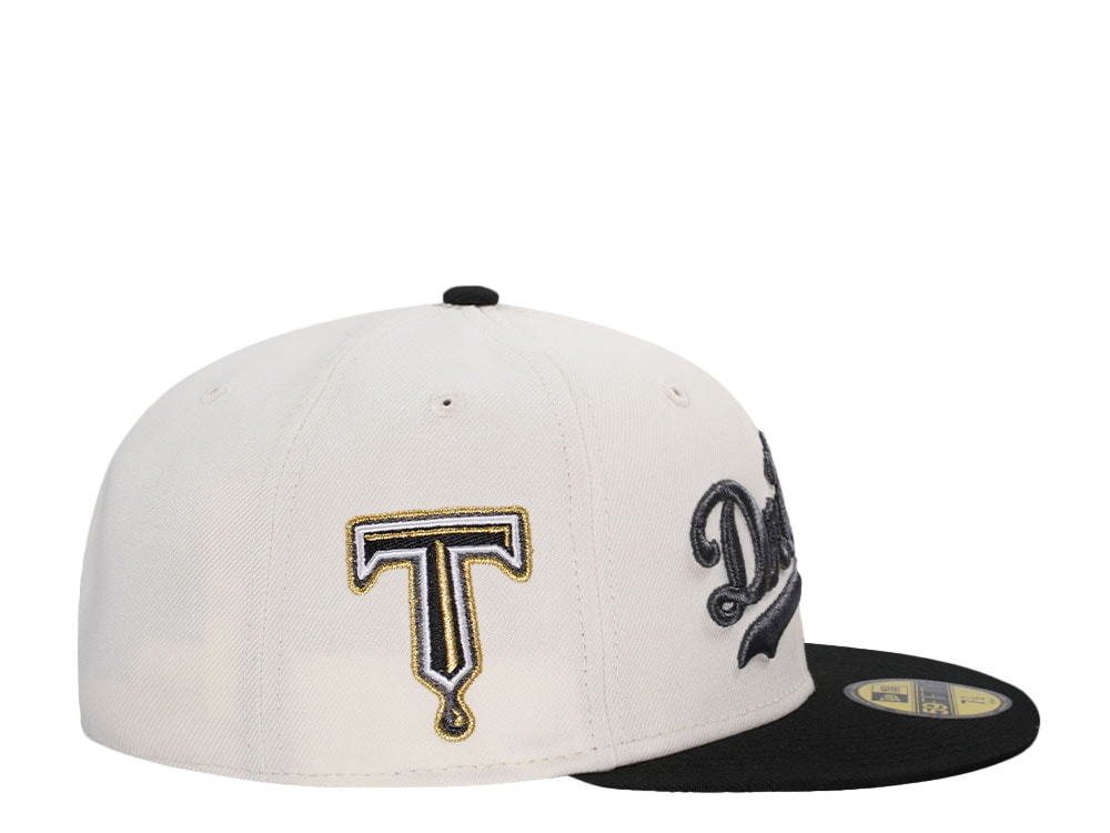 New Era Tulsa Drillers Chrome Black Prime Two Tone Edition 59Fifty Fitted Gorra