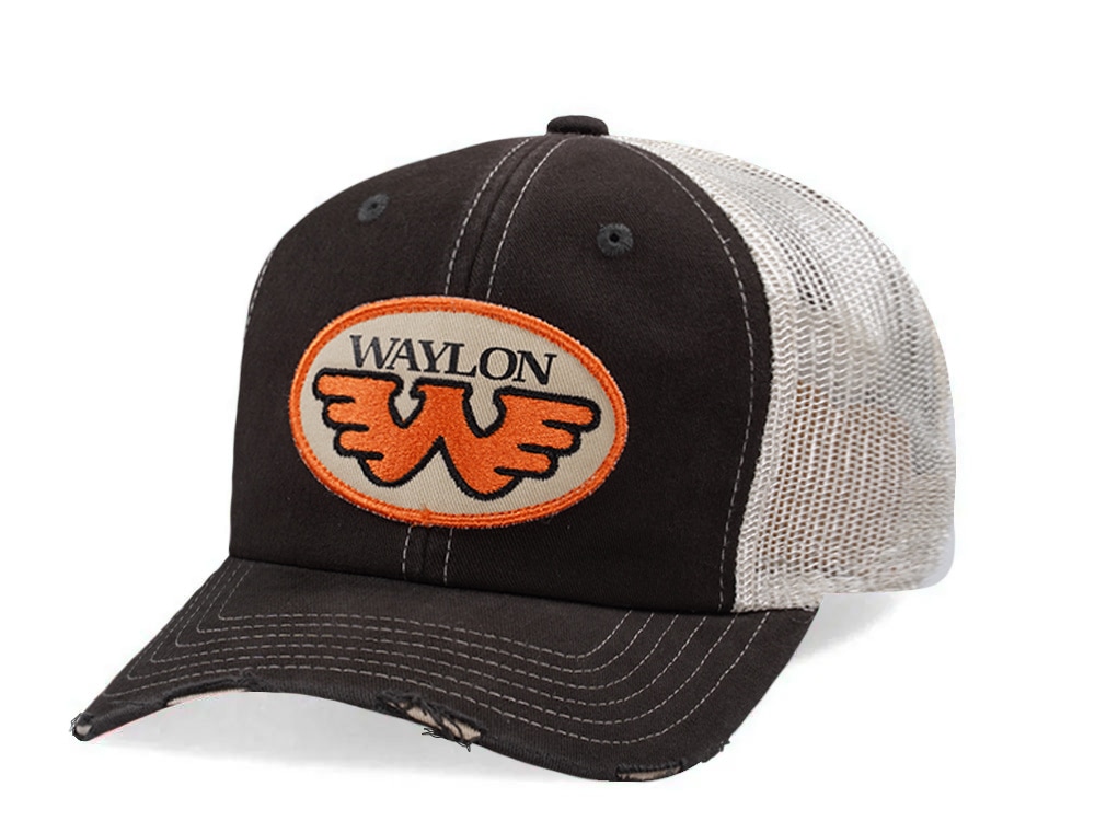 American Needle Waylon Jen Orville Black Edition Trucker Snapback Gorra