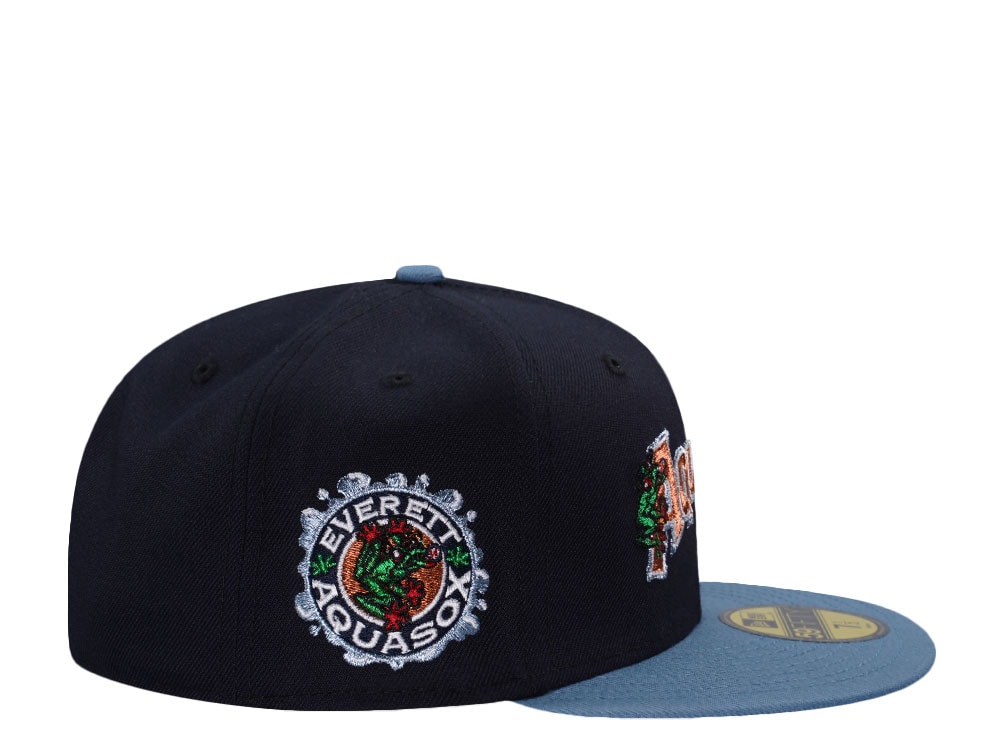 New Era Everett Aquasox Navy Two Tone Edition 59Fifty Fitted Gorra