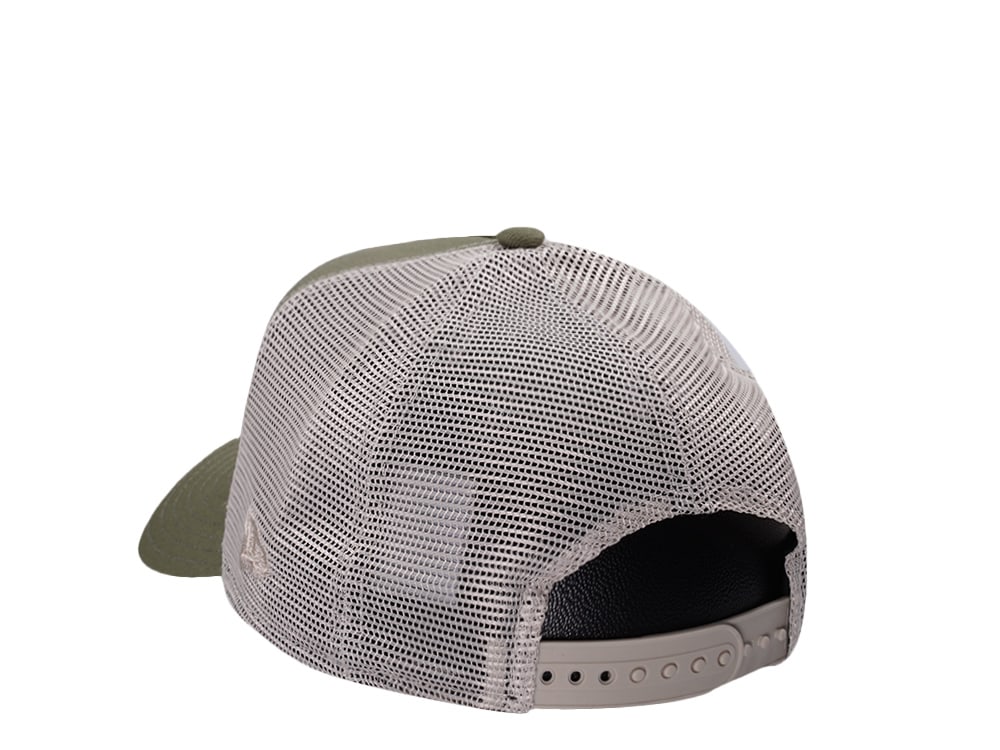 New Era New York Yankees New Olive Prime Edition 9Forty A Frame Trucker Snapback Gorra