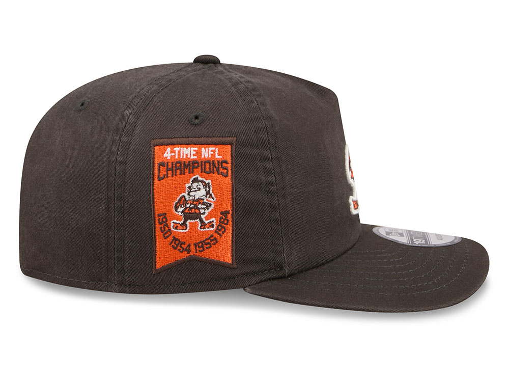 New Era Cleveland Browns 4x Champions Charcoal Edition 19Twenty Snapback Gorra