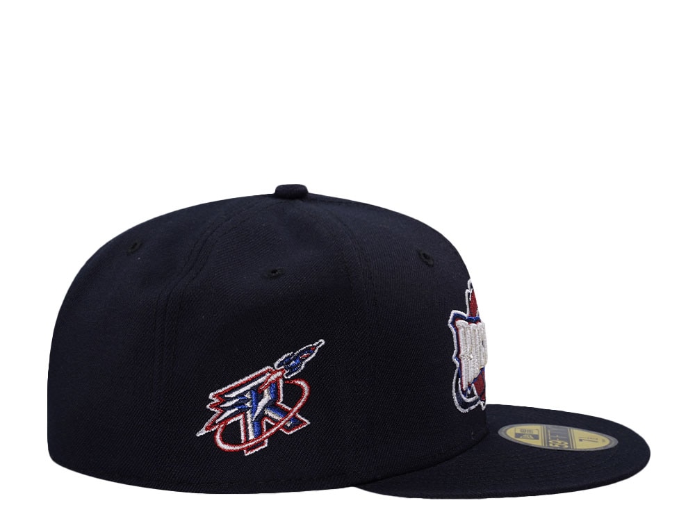 New Era Houston Rockets Metallic Navy Prime Edition 59Fifty Fitted Gorra
