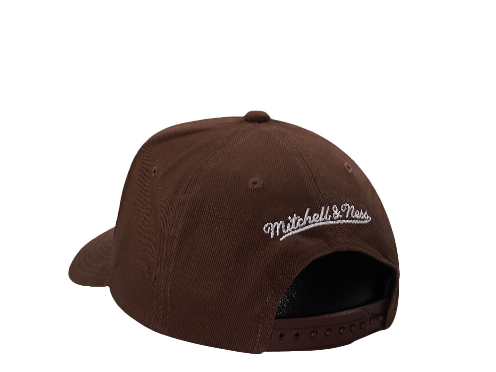 Mitchell & Ness Chicago Bulls 20th Anniversary Brown Edition Pro Pinch Fit Snapback Gorra