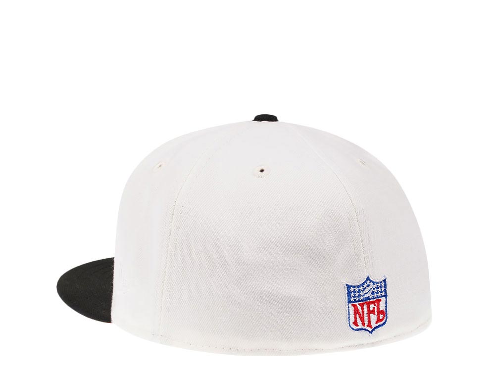 New Era New England Patriots 50th Anniversary Cream Dome Edition 59Fifty Fitted Gorra