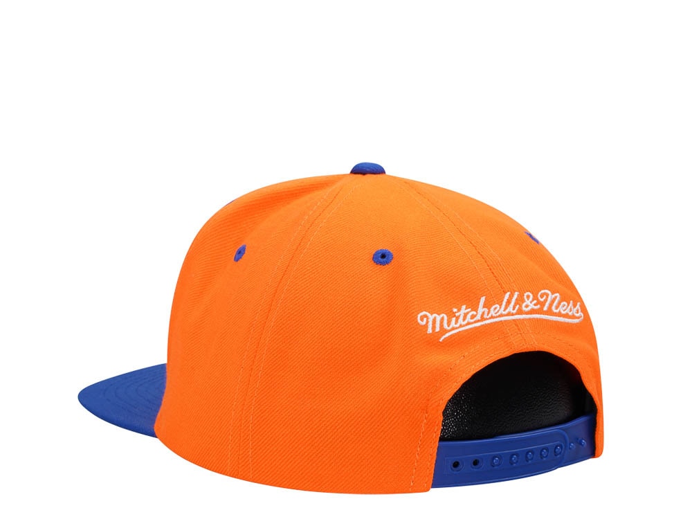 Mitchell & Ness New York Knicks Transcript Orange Two Tone Snapback Gorra