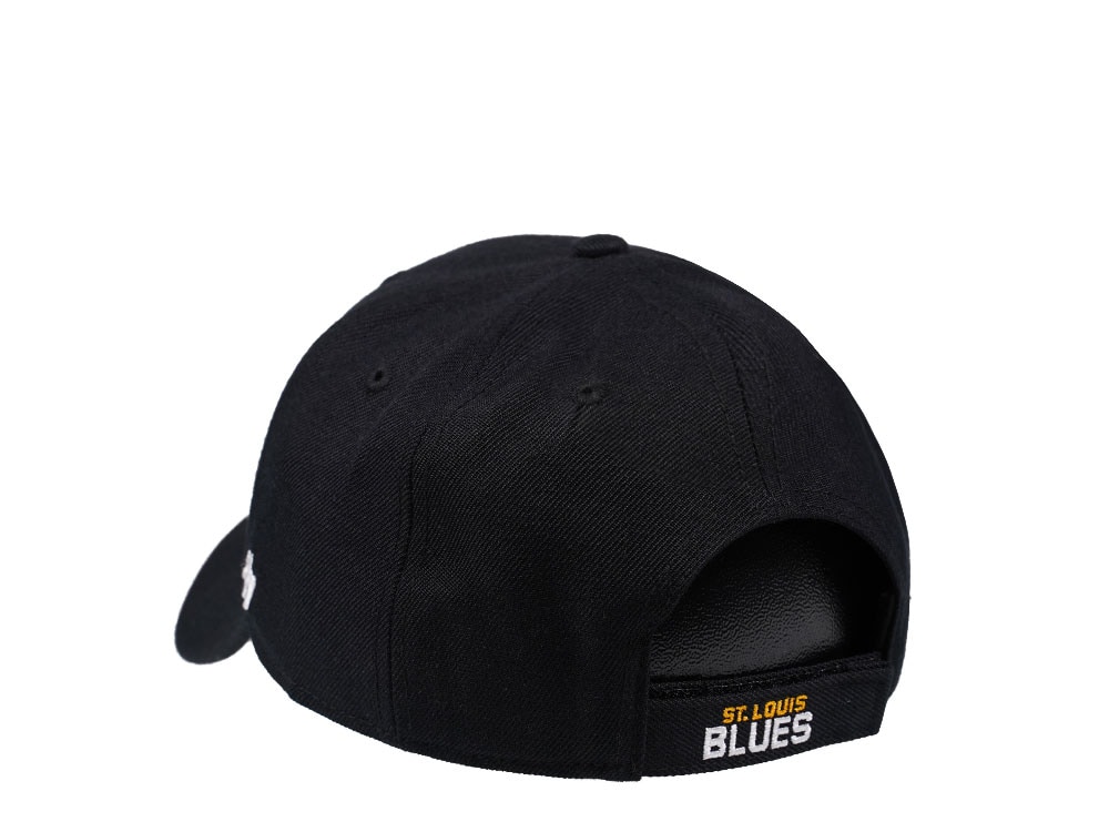 47Brand St. Louis Blues Classic Black Strapback Gorra